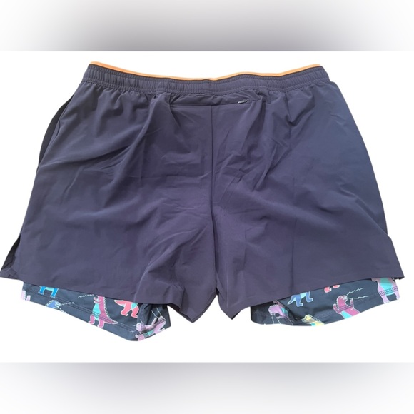 NWOT Chubbies Men’s Navy Tyrannosaurus Reps Ultimate Training Shorts in size XL - Picture 5 of 7